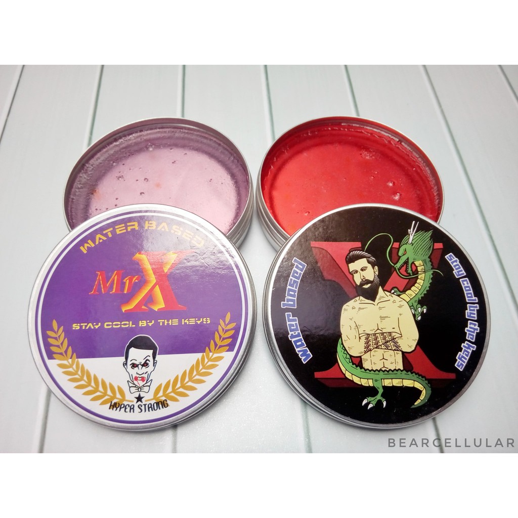 THE KEYS MR X HYPER STRONG HOLD WATERBASED POMADE 3OZ FREE SISIR SAKU