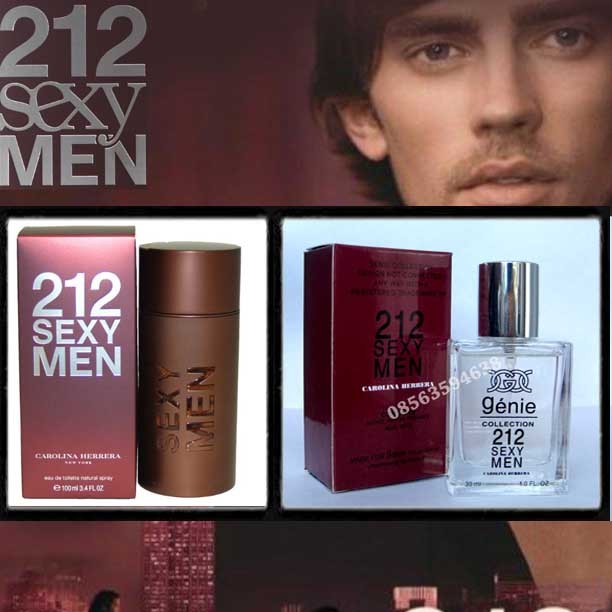 Parfum Pria Terbaik Original Genie/krasava Ch 212 Sexy Man
