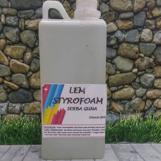 

Lem untuk Styrofoam/Gabus/sterofoam/sterofom 1 Liter