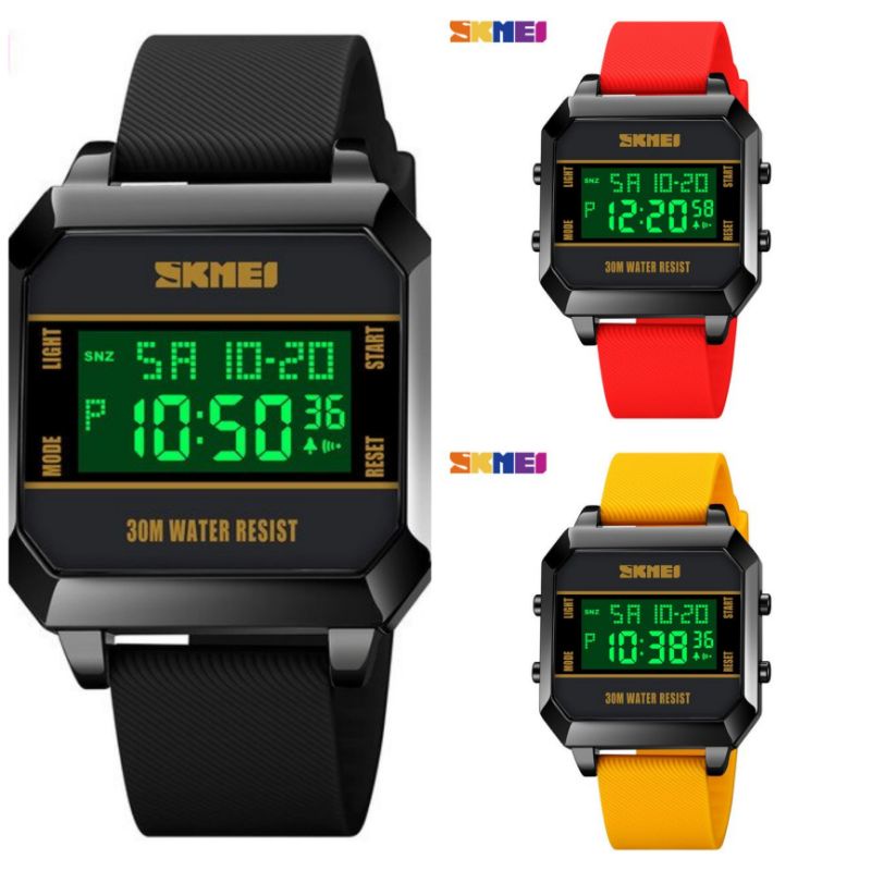SKMEI 1848 Jam Tangan Digital Pria Olahraga LED Tahan Air 3ATM