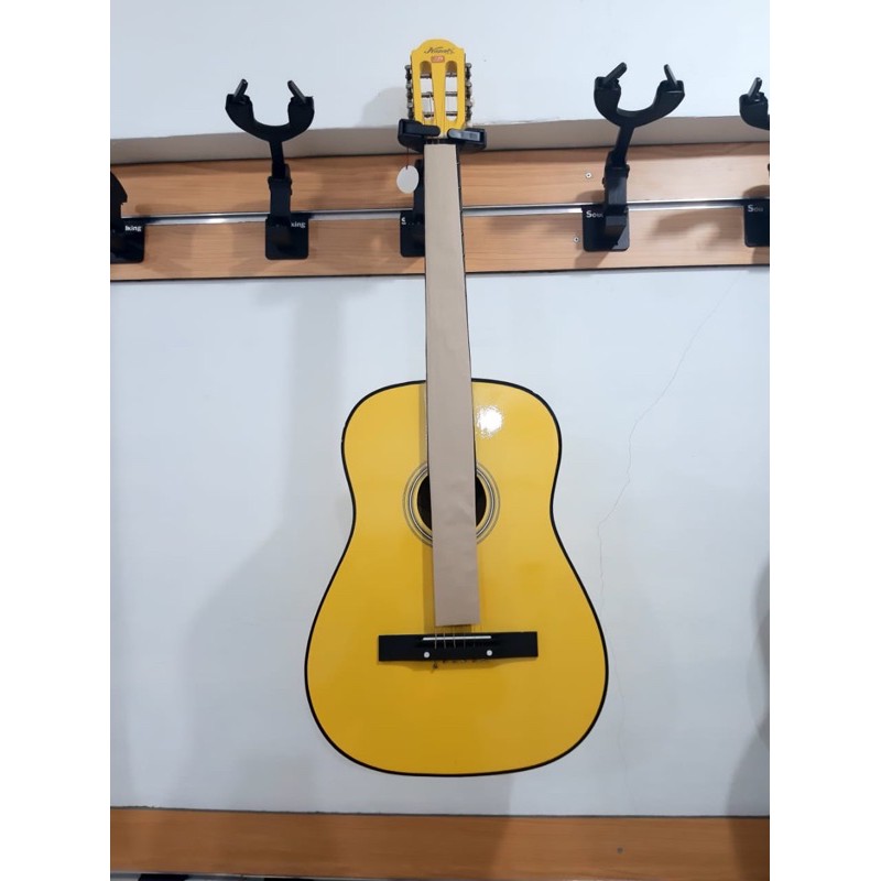 Gitar kapok warna hitam dan natural ORIGINAL Tanpa Tas BONUS BUBBLE WRAP-6