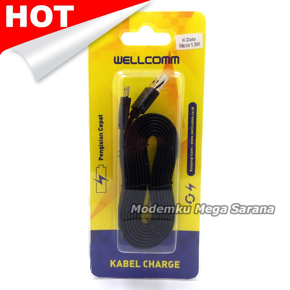 Wellcomm Kabel Micro USB Data Transfer &amp; Charge 1.5 Meter