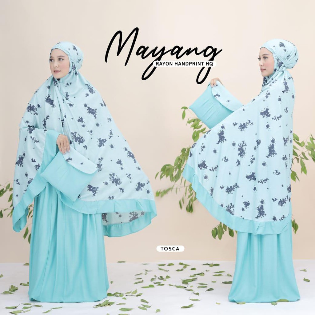 MUKENA MOTIF BUNGA MAYANG BAHAN KATUN PREMIUM