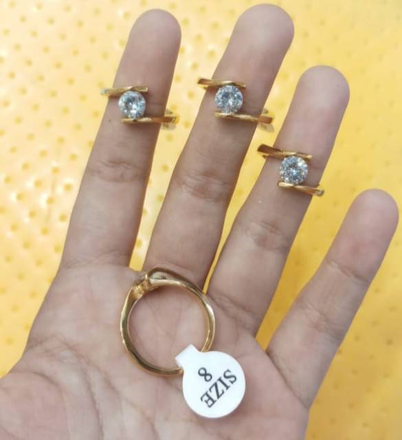 Cincin Titanium White Import Antikarat WP021