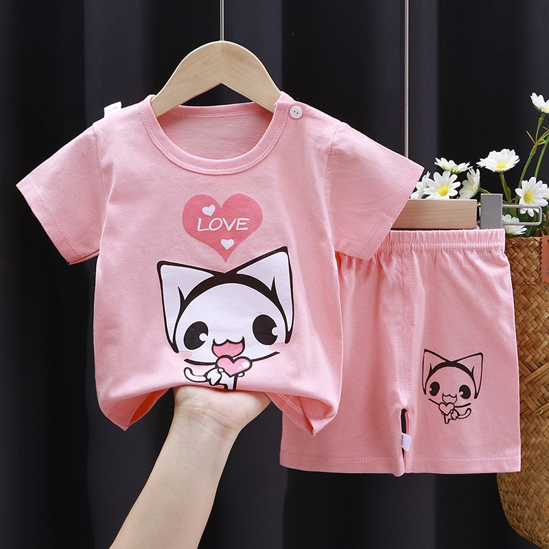 PUNCAK 3.3 stoberi - SETELAN BAJU BAYI IMPORT UMUR 0-24 BULAN/SETELAN BAJU LENGAN PENDEK BAYI NEW5