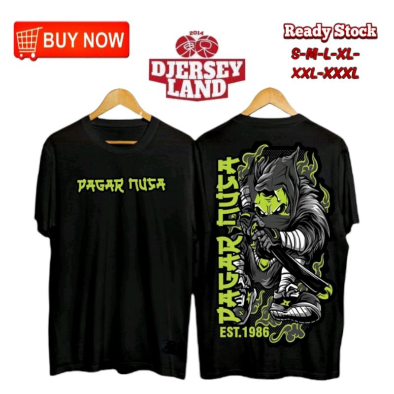 KAOS DISTRO PAGAR NUSA KEREN SABLON DEPAN BELAKANG