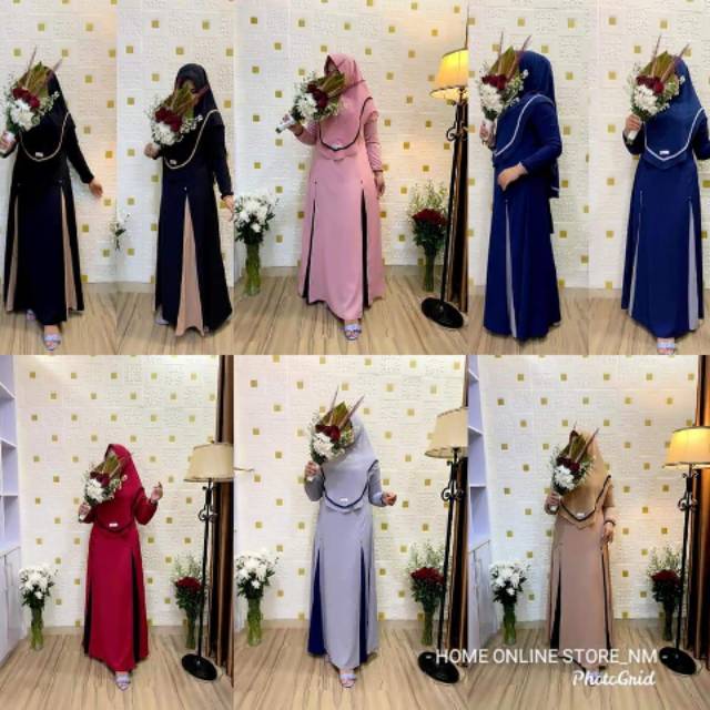 Dress Agatha  syari Hanasangka by irna gallery