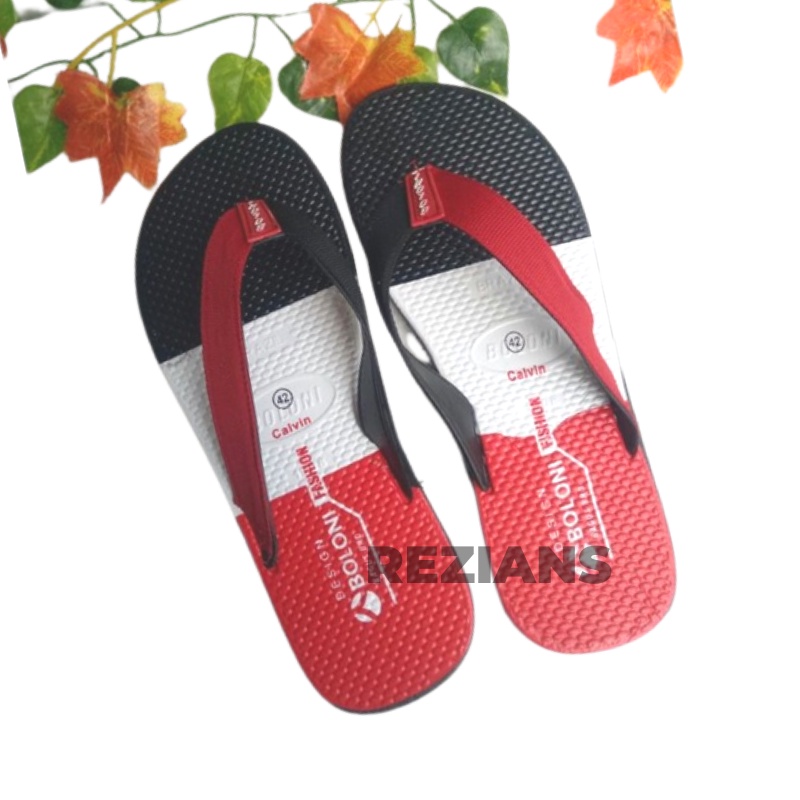 Sandal Jepit Pria Distro Sandal Japit Laki laki Karet PU