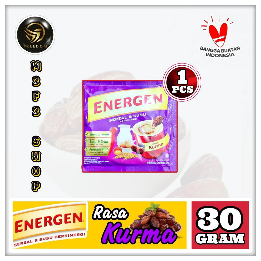 

Energen Sereal dan Susu Berenergi Rasa Kurma - 30 gr (Kemasan Satuan)