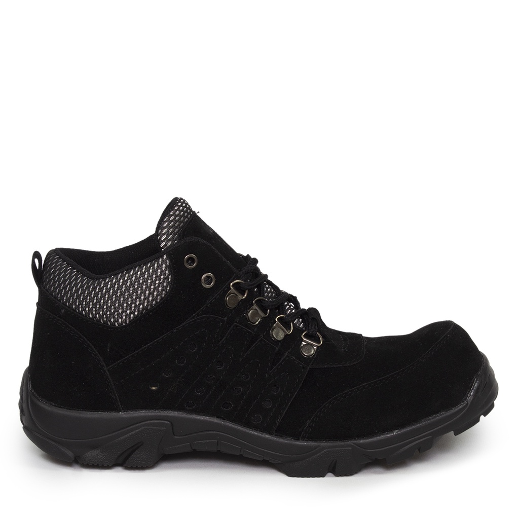 COD!! Sepatu Gunung Pria Black Force Larman Safety Boots Low Working Hiking Bikers Ujungbesi