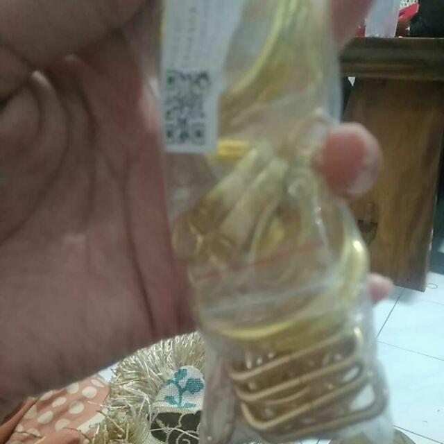 Ring D 25 Mm Tebal 3 Mm Warna Emas Muda