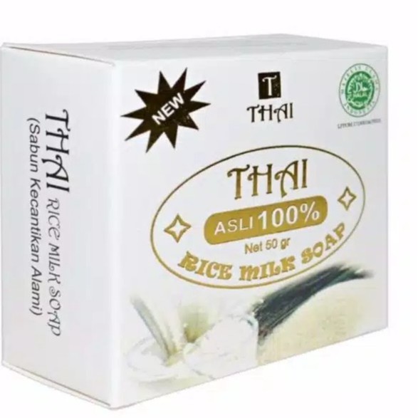 [ORIGINAL] THAI RICE MILK SOAP 50gr - Sabun Beras Susu