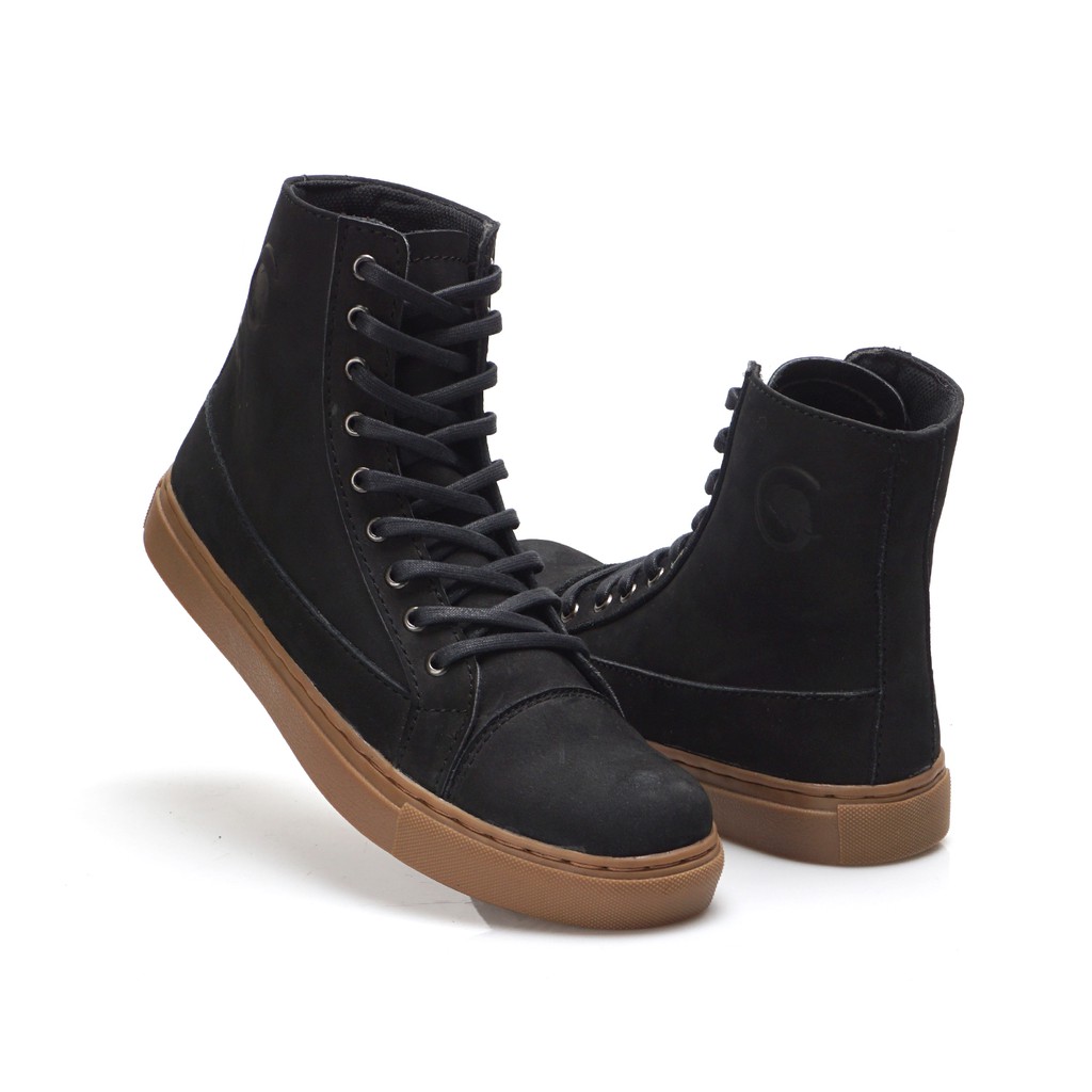 VALDEMAR BLACK |FORIND x Greata| Sepatu Vintage Klasik High Hi Pria/Cowo/Men Boots Original Footwear