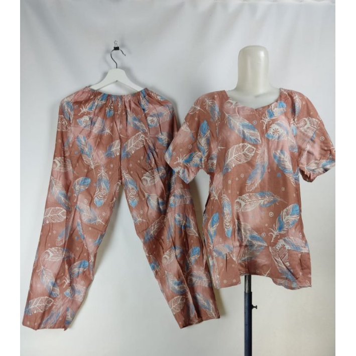 SETCEL JUMBO REMPEL XXL/SETELAN CELANA PANJANG XXL/SET BABBYDOLL XXL/PIYAMA XXL/BAJU TIDUR-G14