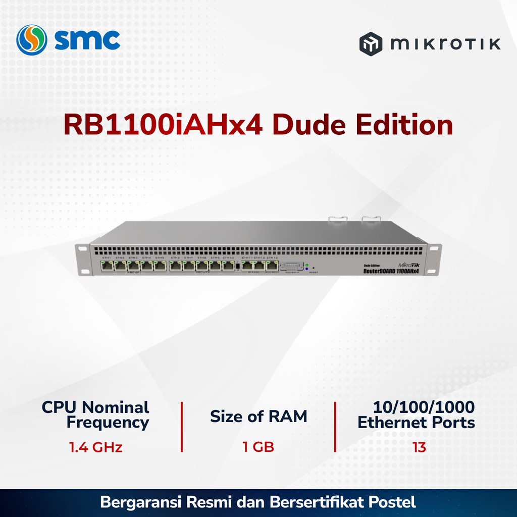 MikroTik RB1100Dx4 RB1100AHx4 Dude Edition