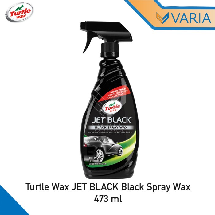 Turtle Wax JET BLACK Black Spray Wax 473 ml Pengkilap Cat Hitam T11