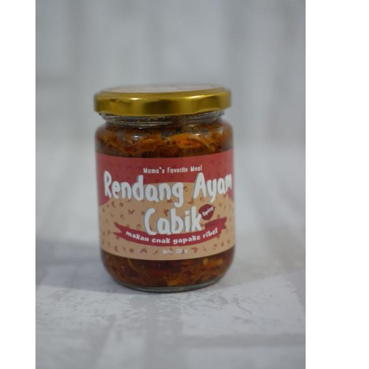 

Grosir VFWPA MAMAMEALS - Rendang Ayam Cabik 100 Stock Banyak