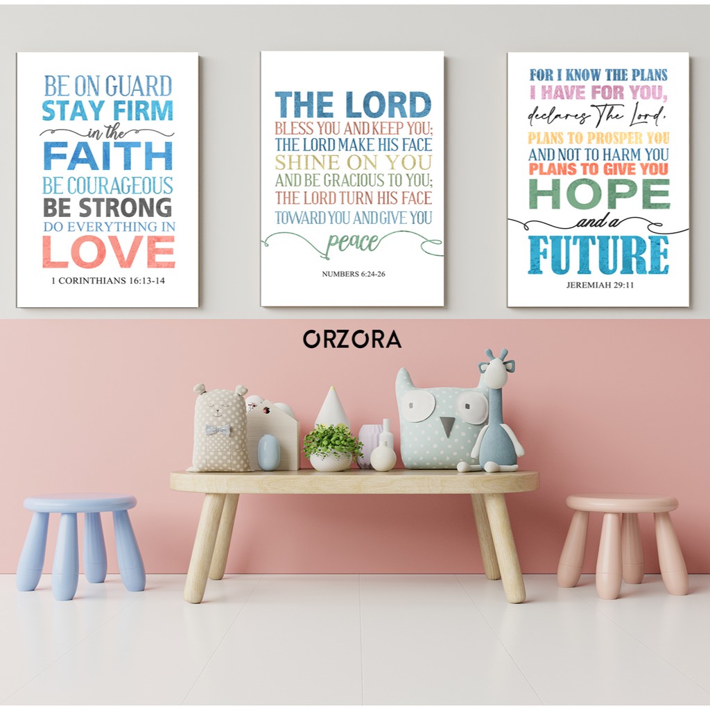 Poster Rohani Kristen / Dekorasi Rumah /Poster Inspirasi (AP30011)