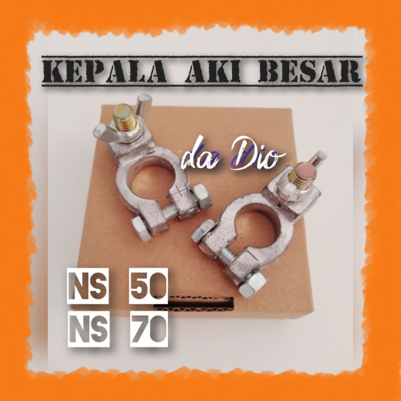 Jual Kepala Aki Besar Terminal Aki Mobil Timah Shopee Indonesia