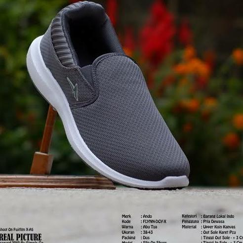 Tidak Diragukan.. Sepatu Slop / Ando Marcus / Sepatu pria / Sepatu murah