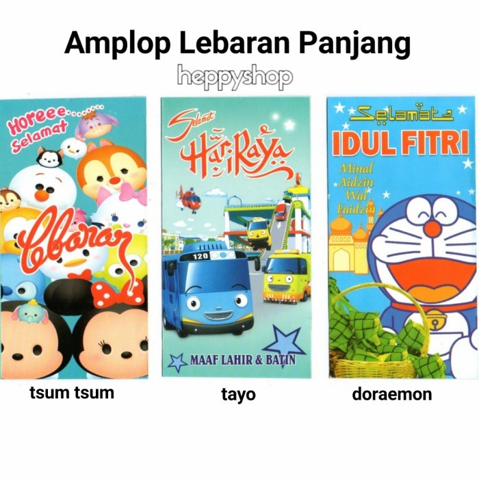 

Menyurat-Surat- Amplop Lebaran Panjang, Angpao Lebaran, Amplop Idul Fitri, Angpao - Tayo -Surat-