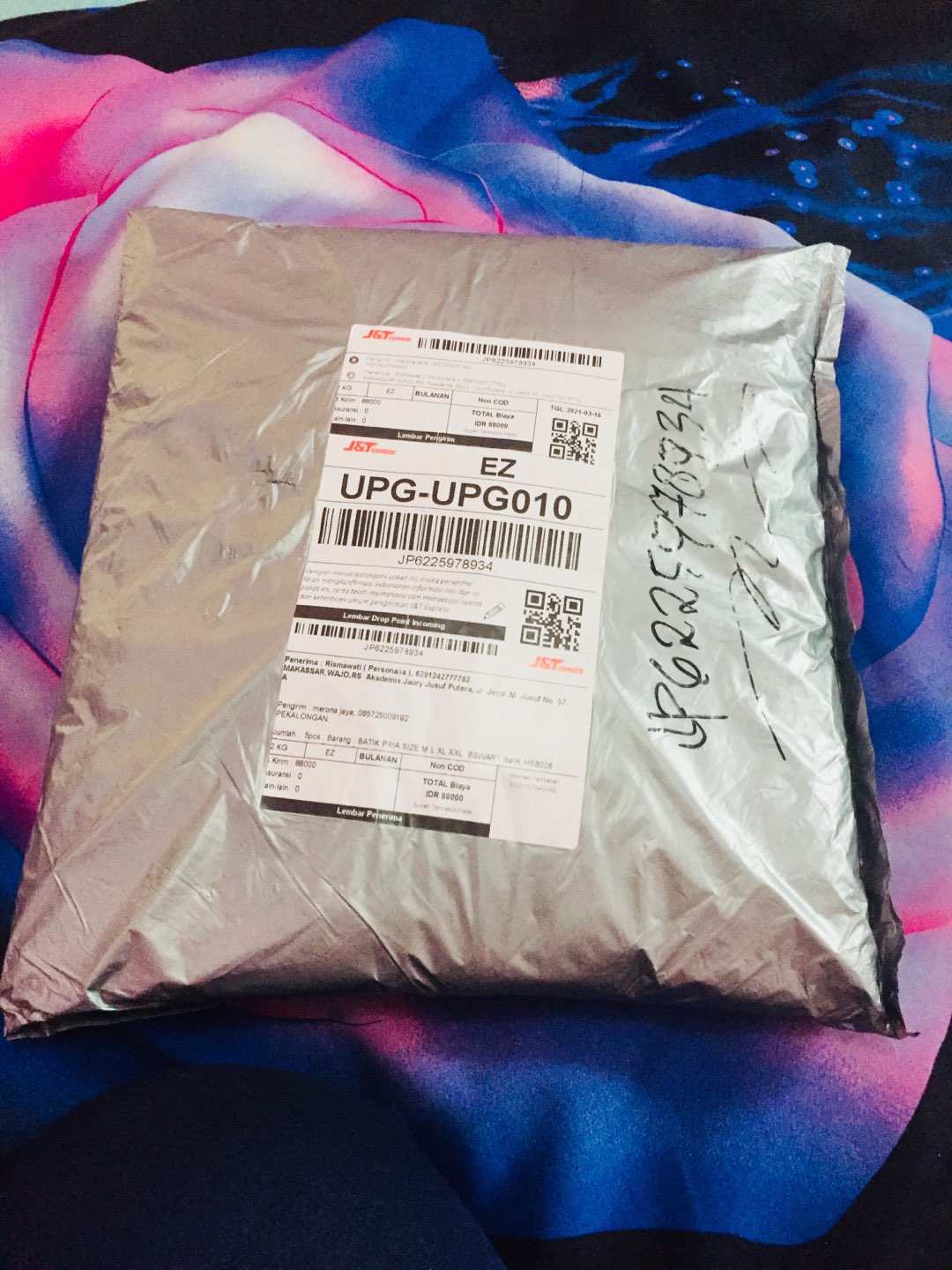 Batik Couple Keluarga Sania Ruffle Ori Ndoro Jowi Dnt Madu Ijo