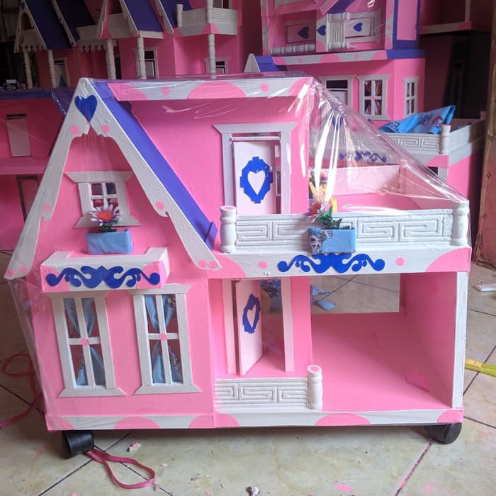 Rumah Rumahan Barbie Dari Kayu