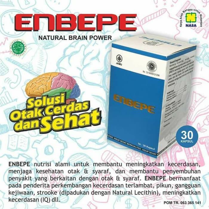 ENBEPE Obat Herbal Kecerdasan Otak Terbaik Original NASA