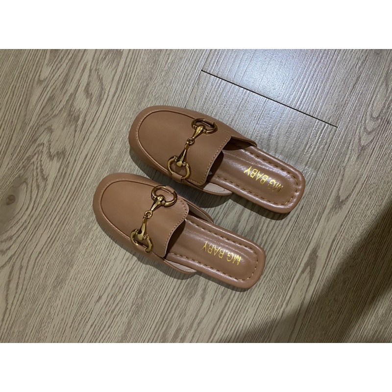 NEW bukan preloved sepatu sandal selop anak perempuan model gucci