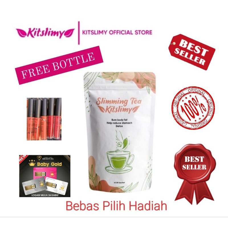 ✅ FREE GIFT ✅ KITSLIMY Slimming Tea ( Teh Pelangsing )