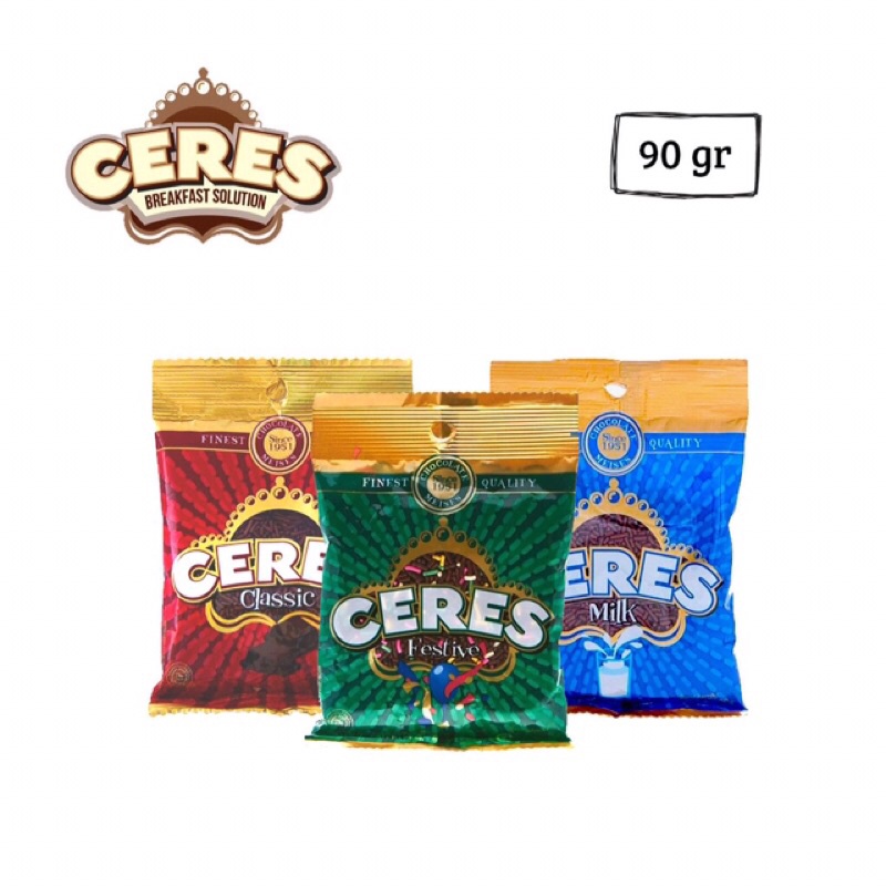 

Meses Ceres 90gr / Ceres Milk / Ceres Classic / Ceres Festival