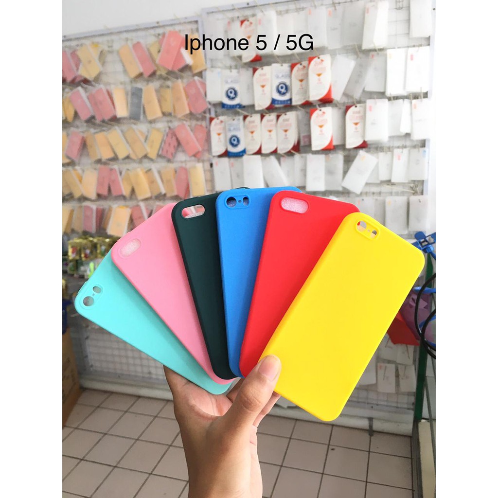 SOFTCASE JELLY CASE CANDY IPHONE 5 / 5G
