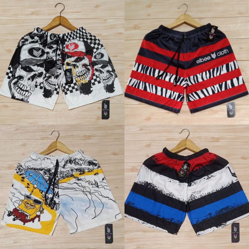 Terlaris!! Celana Boxer Pria Celana Dalam Cowok Cewek Motif Surfing Bisa Bayar Ditempat