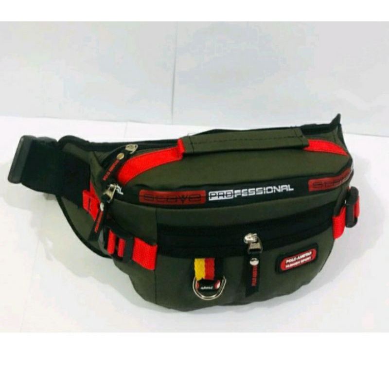 Tas selempang pinggang jumbo tactical waterproof pria dan wanita