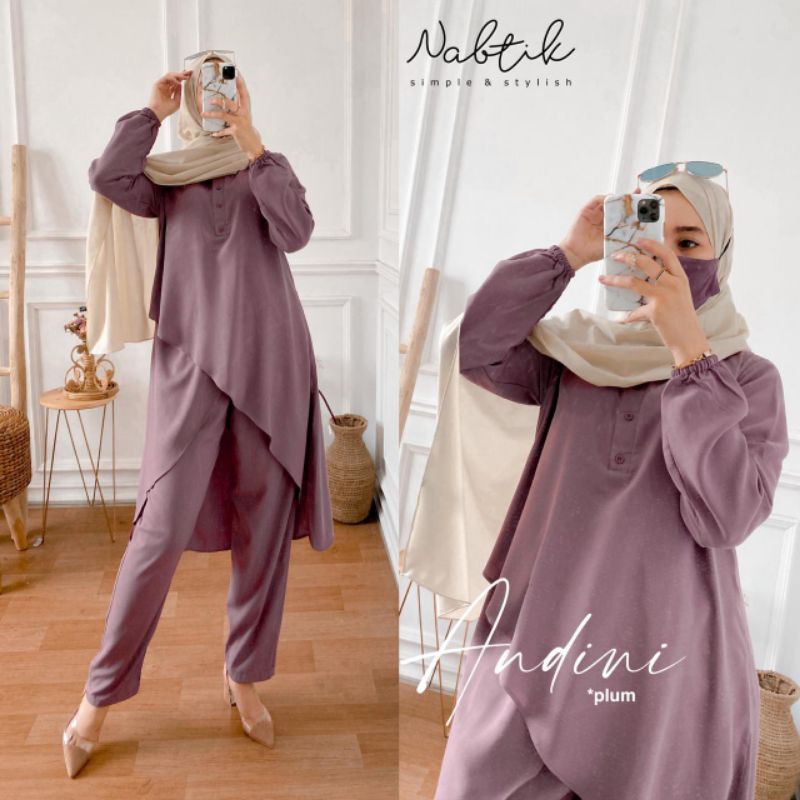 ONE SET POLOS ANDINI ORI by NABTIK FREE MASKER