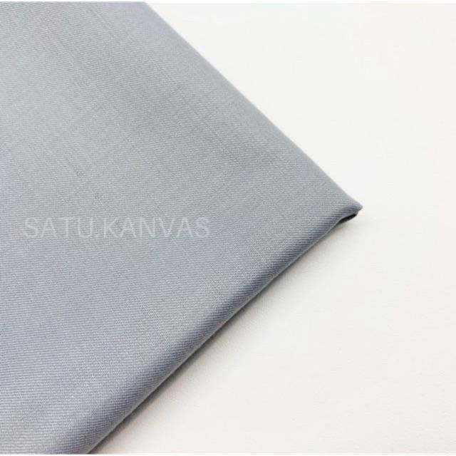 Kain TOYOBO murah royal mix ( 20 warna )-Abu muda