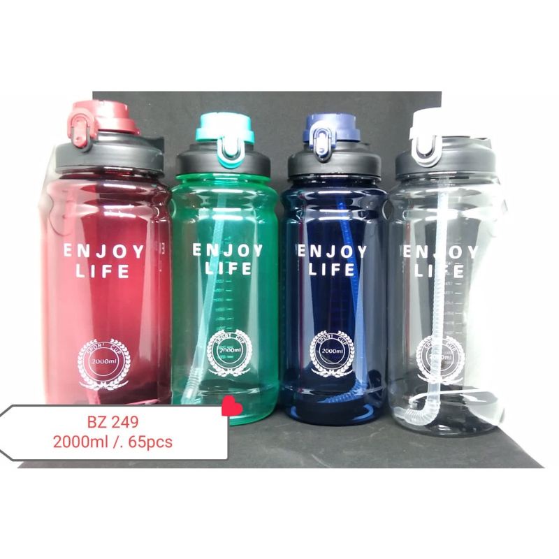 Jual Botol Minum Enjoy Life 2 Liter / Botol Minum 2 Liter / Botol Minum ...