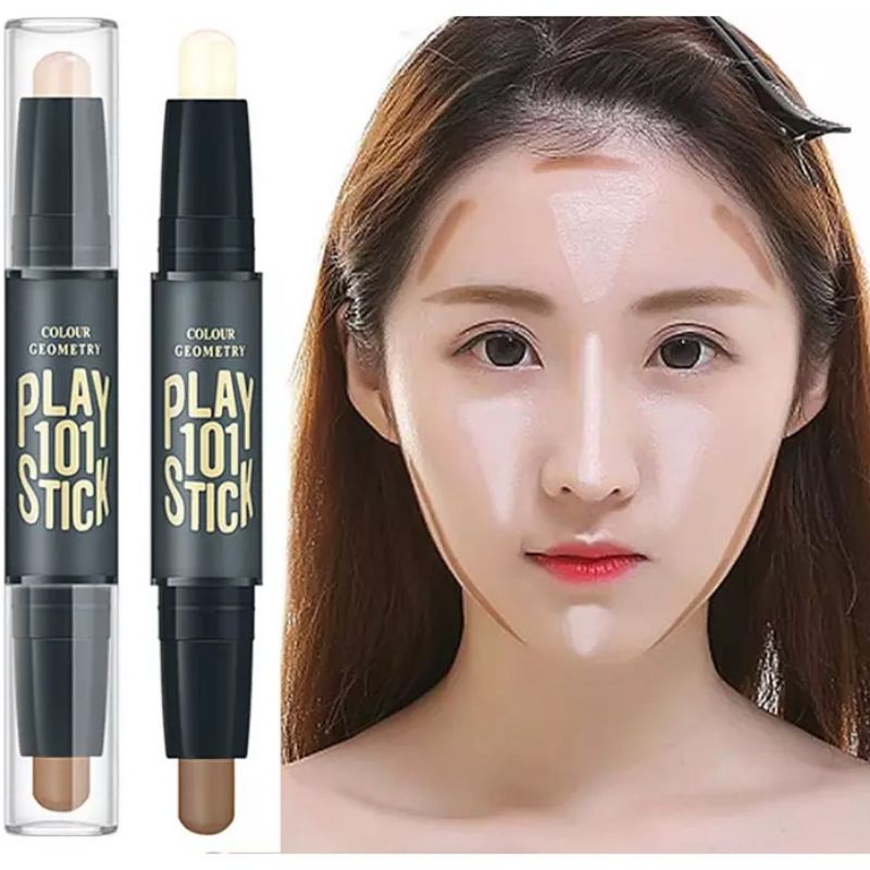 PROMO COD.!! 2in1 Lameila Stick Contour Duo Concealer Geometry