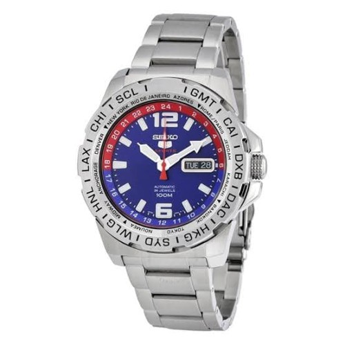 Seiko 5 Automatic Sport SRP681K1 Jam Tangan Pria Blue Dial SRP681 Original