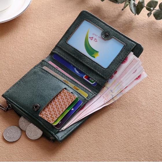 (SALE) DOMPET LIPAT KECIL WANITA IMPORT KULIT PENDEK SLOT KARTU MINI MERCURIA MURAH BATAM KOREA PREM