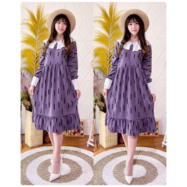 TUNIK BUSUI BAHAN VOXY REMPEL / LONG TUNIK CANDA BUSUI