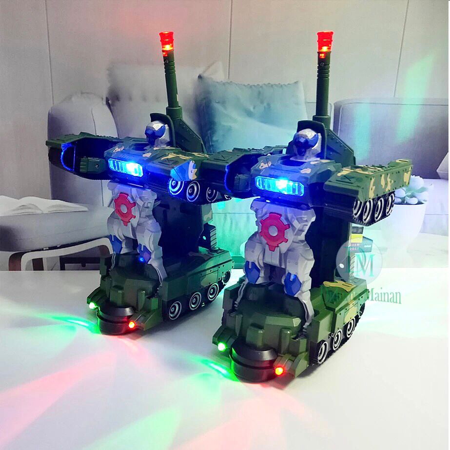 Mainan Robot Anak Military Combat Tank Deformation