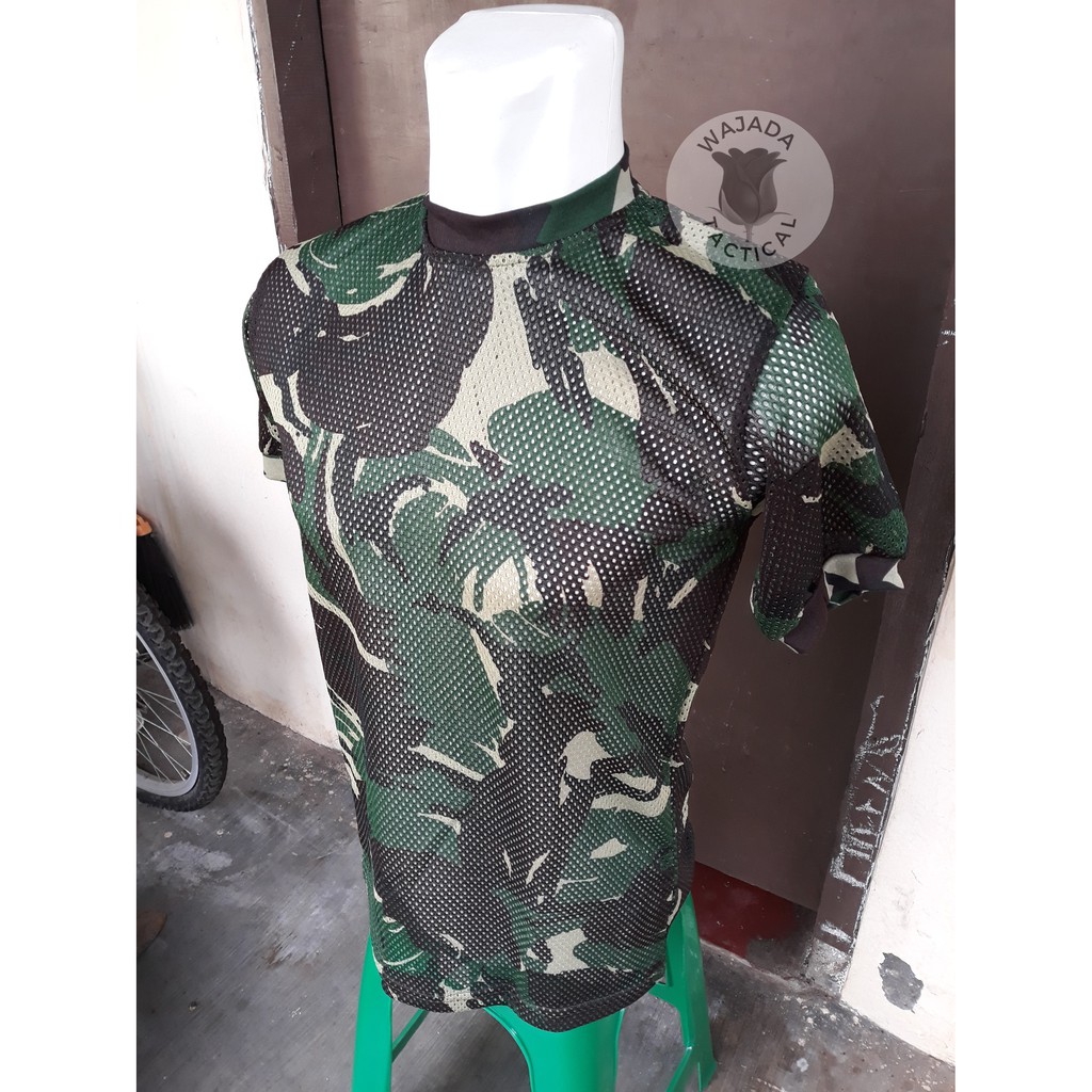 Kaos Jala Loreng Malvinas Kaos Oblong Jaring Loreng TNI ARMY