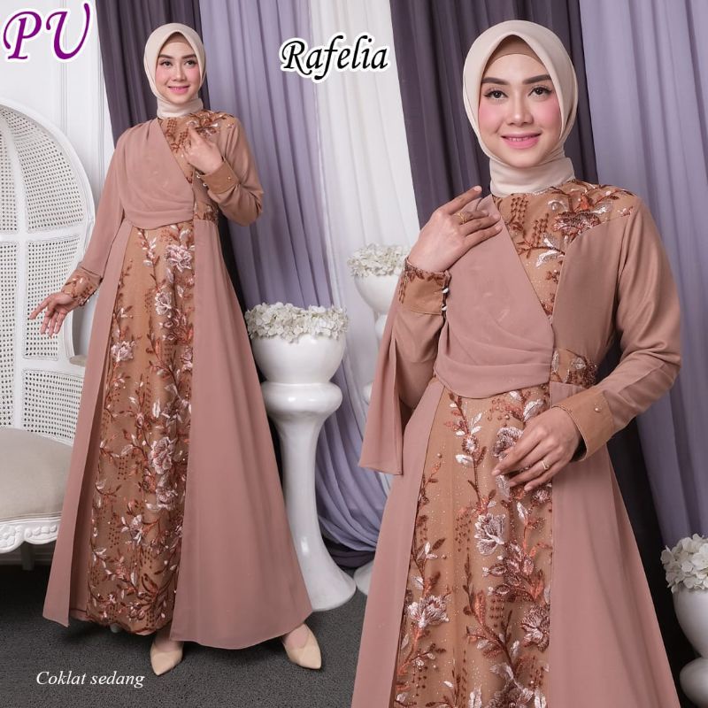 gamis pesta premium terbaru MDrafelia