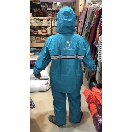 JAS HUJAN RAINCOAT SETELAN JAKET CELANA PENGUINS 882 size 3L/4L Bahan Nylon/Parasit Ramah Lingkungan