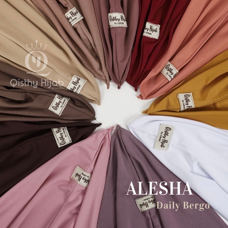 Alesha Bergo | Hijab Instan | Hijab Bergo | Kerudung Sekolah | Hijab Sport Olahraga Instant | Jilbab Jersey Premium | Hijab Sport Menutup Dada | Kerudung Instan Jilbab Sarah Ped Antem | Bergo Jersey | Hijab jersey | Bergo hamidah