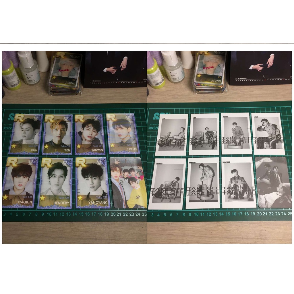 ✨[READY STOCK (baca desc box)] Lenticular WayV - Take Off (FANMADE by NCT_Lenticular)✨ KUN TEN WINWI