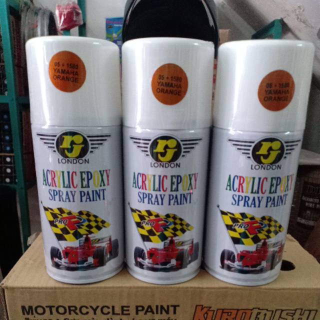 Cat semprot Pylox RJ 05+1580 Yamaha orange (warna candy tone)