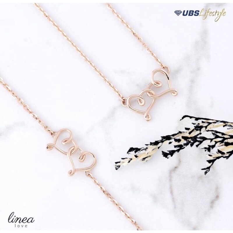 Kalung love mille molly ringan kadar 375/8k