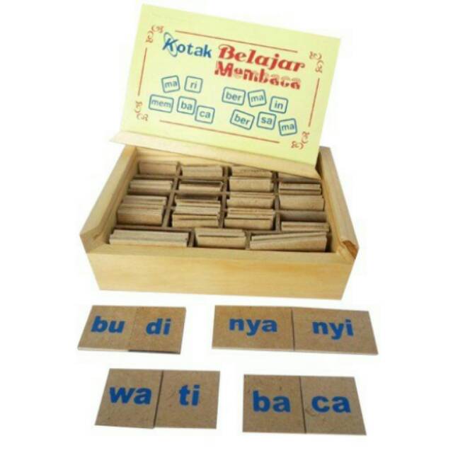 MAINAN EDUKASI KOTAK BACA / BELAJAR MEMBACA